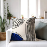 Jagero Abstract Spun Polyester Square Indoor/Outdoor Throw Pillow