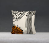 Jagero Abstract Spun Polyester Square Indoor/Outdoor Throw Pillow