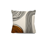 Jagero Abstract Spun Polyester Square Indoor/Outdoor Throw Pillow