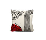 Jagero Abstract Spun Polyester Square Indoor/Outdoor Throw Pillow