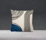 Jagero Abstract Spun Polyester Square Indoor/Outdoor Throw Pillow