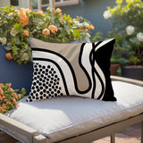 Jai Abstract Reversible Indoor/Outdoor Rectangular Pillow