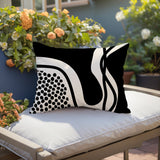 Jai Abstract Reversible Indoor/Outdoor Rectangular Pillow