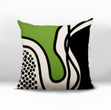 Jai Abstract Reversible Indoor/Outdoor Square Pillow