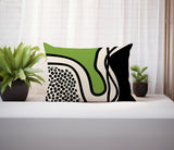 Jai Abstract Reversible Indoor/Outdoor Rectangular Pillow