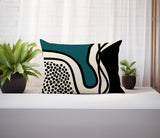 Jai Abstract Reversible Indoor/Outdoor Rectangular Pillow