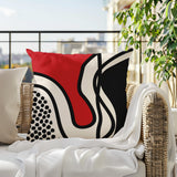 Jai Abstract Lumbar Indoor/Outdoor Throw Pillow