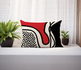 Jai Abstract Reversible Indoor/Outdoor Rectangular Pillow