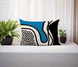 Jai Abstract Reversible Indoor/Outdoor Rectangular Pillow