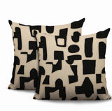 Jara 2 Sets Square Indoor/Outdoor Reversible Indoor Pillow