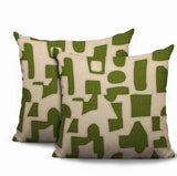 Jara 2 Sets Square Indoor/Outdoor Reversible Indoor Pillow