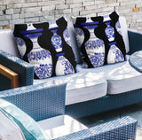 Java Botanical Reversible Indoor/Outdoor Square Pillow