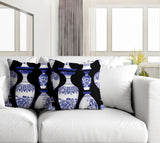 Java Botanical Reversible Indoor/Outdoor Square Pillow