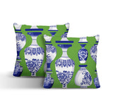 Java Botanical Reversible Indoor/Outdoor Square Pillow