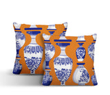 Java Botanical Reversible Indoor/Outdoor Square Pillow