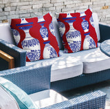 Java Botanical Reversible Indoor/Outdoor Square Pillow