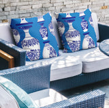 Java Botanical Reversible Indoor/Outdoor Square Pillow