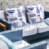 Java Botanical Reversible Indoor/Outdoor Square Pillow