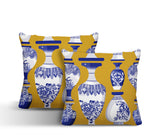 Java Botanical Reversible Indoor/Outdoor Square Pillow