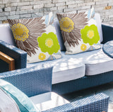 Jax Floral Reversible Indoor/Outdoor Square Pillow