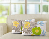 Jax Floral Reversible Indoor/Outdoor Rectangular Pillow