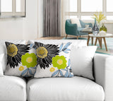 Jax Floral Reversible Indoor/Outdoor Square Pillow