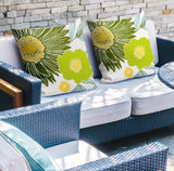 Jax Floral Reversible Indoor/Outdoor Square Pillow