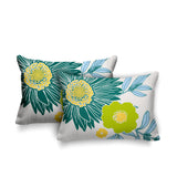 Jax Floral Reversible Indoor/Outdoor Rectangular Pillow