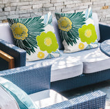 Jax Floral Reversible Indoor/Outdoor Square Pillow