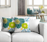 Jax Floral Reversible Indoor/Outdoor Square Pillow