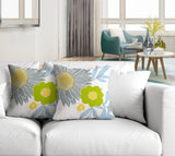 Jax Floral Reversible Indoor/Outdoor Square Pillow