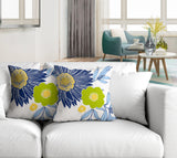 Jax Floral Reversible Indoor/Outdoor Square Pillow