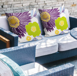 Jax Floral Reversible Indoor/Outdoor Square Pillow