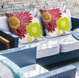 Jax Floral Reversible Indoor/Outdoor Square Pillow