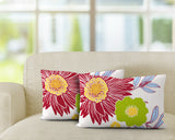Jax Floral Reversible Indoor/Outdoor Rectangular Pillow
