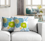 Jax Floral Reversible Indoor/Outdoor Square Pillow