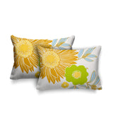 Jax Floral Reversible Indoor/Outdoor Rectangular Pillow