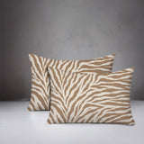Jay Zebra Print Indoor/Outdoor Reversible Rectangular Pillow