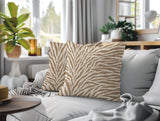 Jay Zebra Print Indoor/Outdoor Reversible Square Pillow