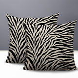 Jay Zebra Print Indoor/Outdoor Reversible Square Pillow