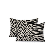 Jay Zebra Print Indoor/Outdoor Reversible Rectangular Pillow