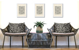 Jay Zebra Print Indoor/Outdoor Reversible Rectangular Pillow
