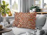 Jay Zebra Print Indoor/Outdoor Reversible Square Pillow