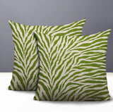 Jay Zebra Print Indoor/Outdoor Reversible Square Pillow