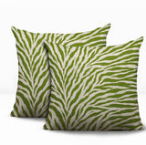 Jay Zebra Print Indoor/Outdoor Reversible Square Pillow