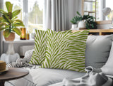 Jay Zebra Print Indoor/Outdoor Reversible Square Pillow