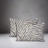 Jay Zebra Print Indoor/Outdoor Reversible Rectangular Pillow