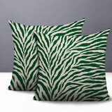 Jay Zebra Print Indoor/Outdoor Reversible Square Pillow