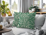 Jay Zebra Print Indoor/Outdoor Reversible Square Pillow