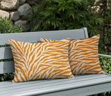 Jay Zebra Print Indoor/Outdoor Reversible Rectangular Pillow